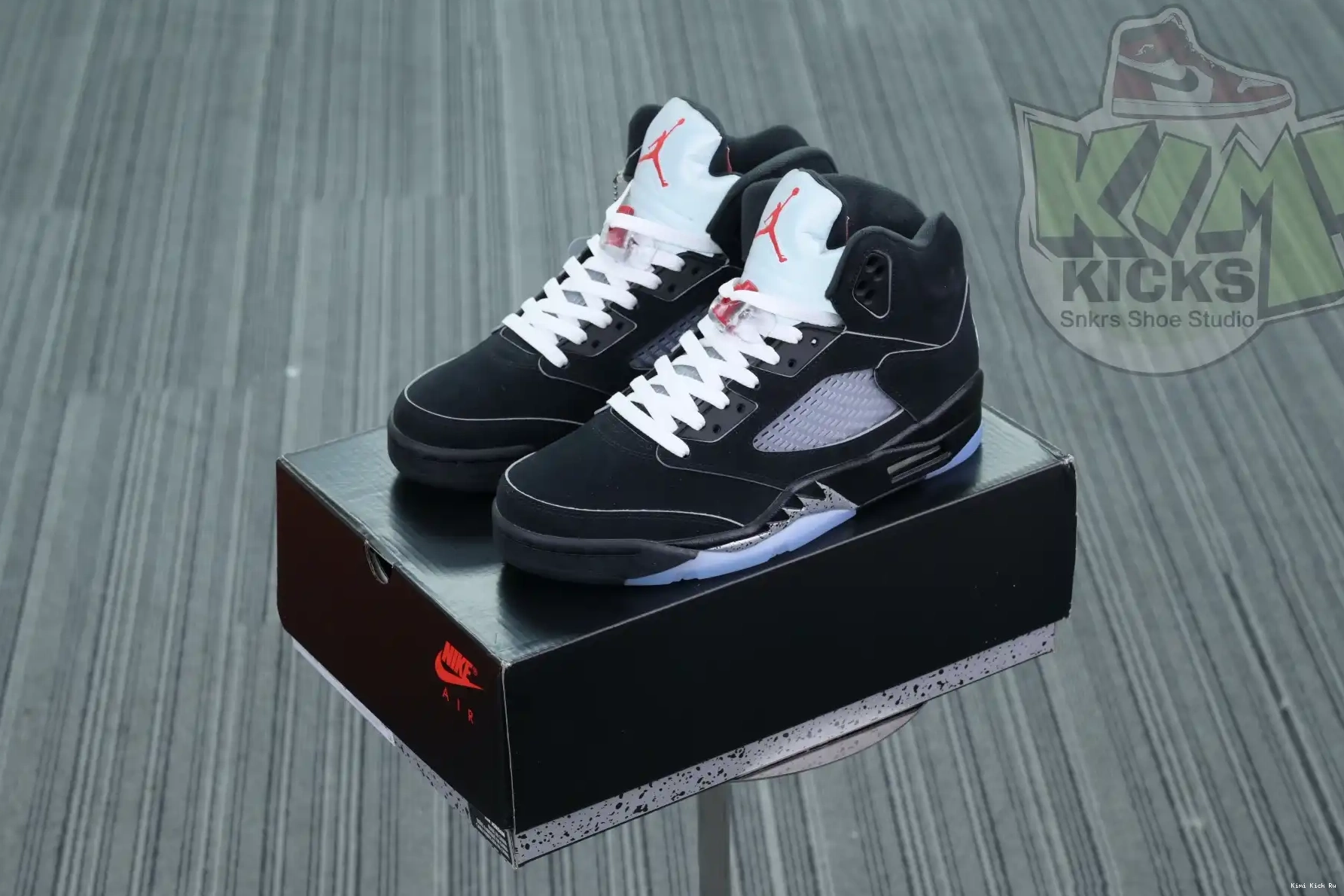 Kimikick 5“BLACK Air Jordan REIMAGINED” Jordan METALLIC 0718